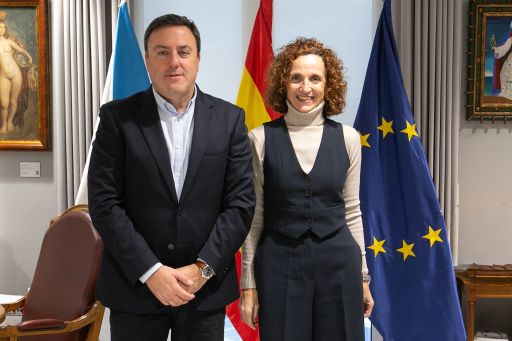 O presidente da Deputación da Coruña recibe á nova Fiscala Superior de Galicia