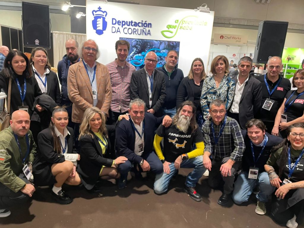 A Deputación exhibe en Madrid Fusión a materia prima de diferentes produtores de quilómetro cero