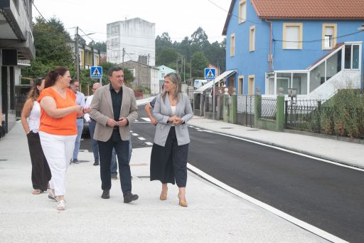 A Deputación culmina a mellora da DP-0105 en Cortiñán cun investimento de preto de 214.000 euros