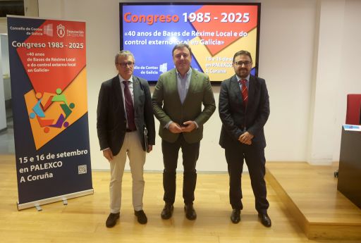 A Deputación da Coruña acolle a presentación do Congreso “1985-2025: 40 anos de bases de réxime local e do control externo local en Galicia”