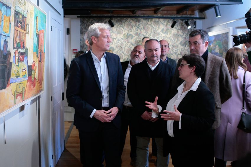 A Deputación pon en valor a figura de María Antonia Dans na inauguración da súa Casa Museo, no Concello de Curtis