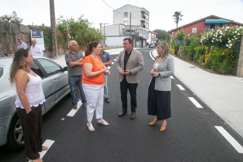 A Deputación culmina a mellora da DP-0105 en Cortiñán cun investimento de preto de 214.000 euros