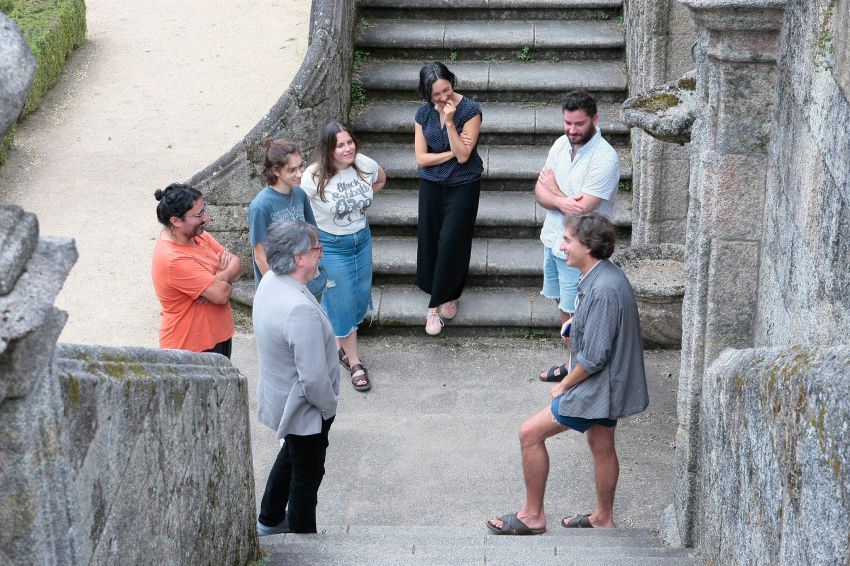 Vanesa Sotelo, Judith Ruso, Paula Domínguez e Andrés Sanjurjo inician os seus proxectos en Mariñán