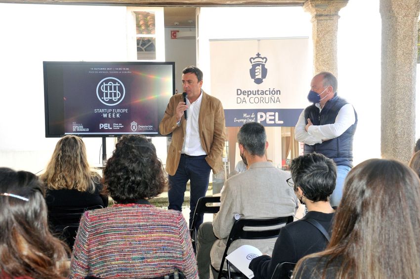 Valentín González Formoso destaca “o gran potencial emprendedor” da provincia da Coruña na Startup Europe Week