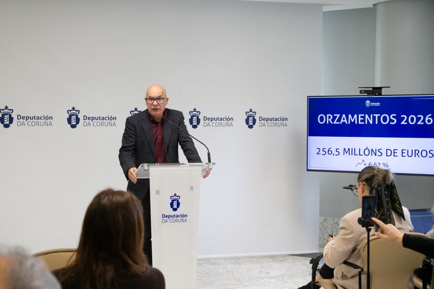 A Deputación presenta un orzamento de 256,5 millóns de euros que terá como prioridades o apoio aos concellos, benestar social e emprego
