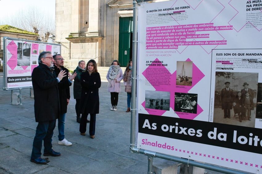 “Sinaladas”, a mostra que recolle a loita das mulleres galegas no século XX pode visitarse en Padrón ata o 12 de febreiro