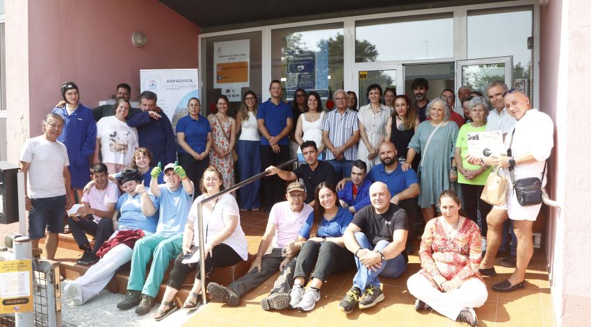 A Deputación participa na xornada “Facendo comunidade” de Aspadisol en Oleiros
