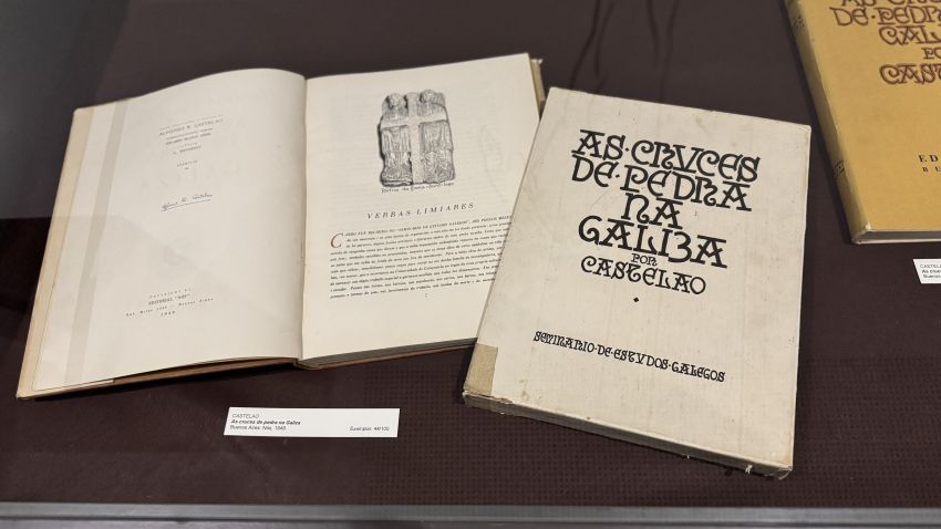 A Deputación colabora coa mostra bibliográfica do 75 aniversario de “As Cruces de pedra na Galiza”, a derradeira gran obra de Castelao