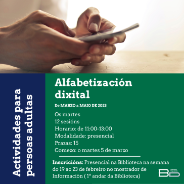 Cursos de alfabetización dixital: manexo de smartphones