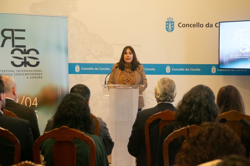 Natividade González destaca o papel do RESIS 2026 na proxección da música contemporánea desde A Coruña