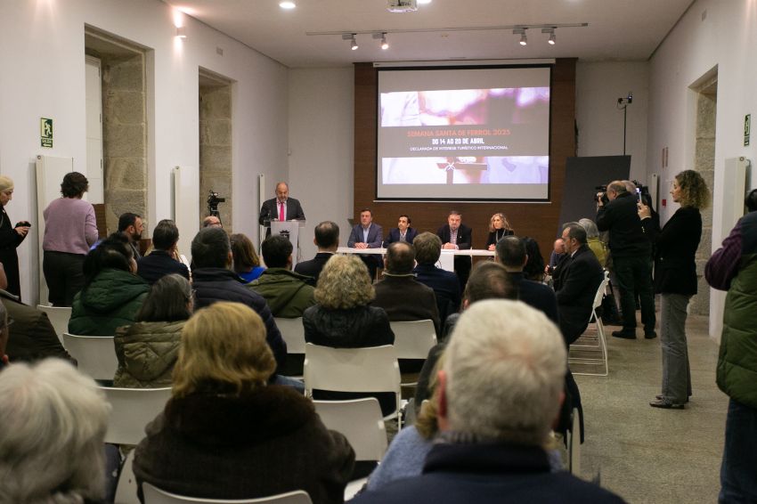 A Deputación da Coruña resalta a Semana Santa de Ferrol como un referente en España