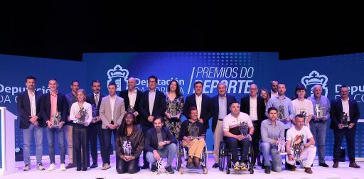 Aberto o prazo de candidaturas aos Premios do Deporte Deputación da Coruña, que recoñecerán a deportistas e entidades da provincia