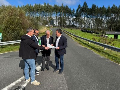 A Deputación dedicará 5,3 millóns para mellorar a seguridade ao longo de trinta quilómetros da rede provincial de estradas